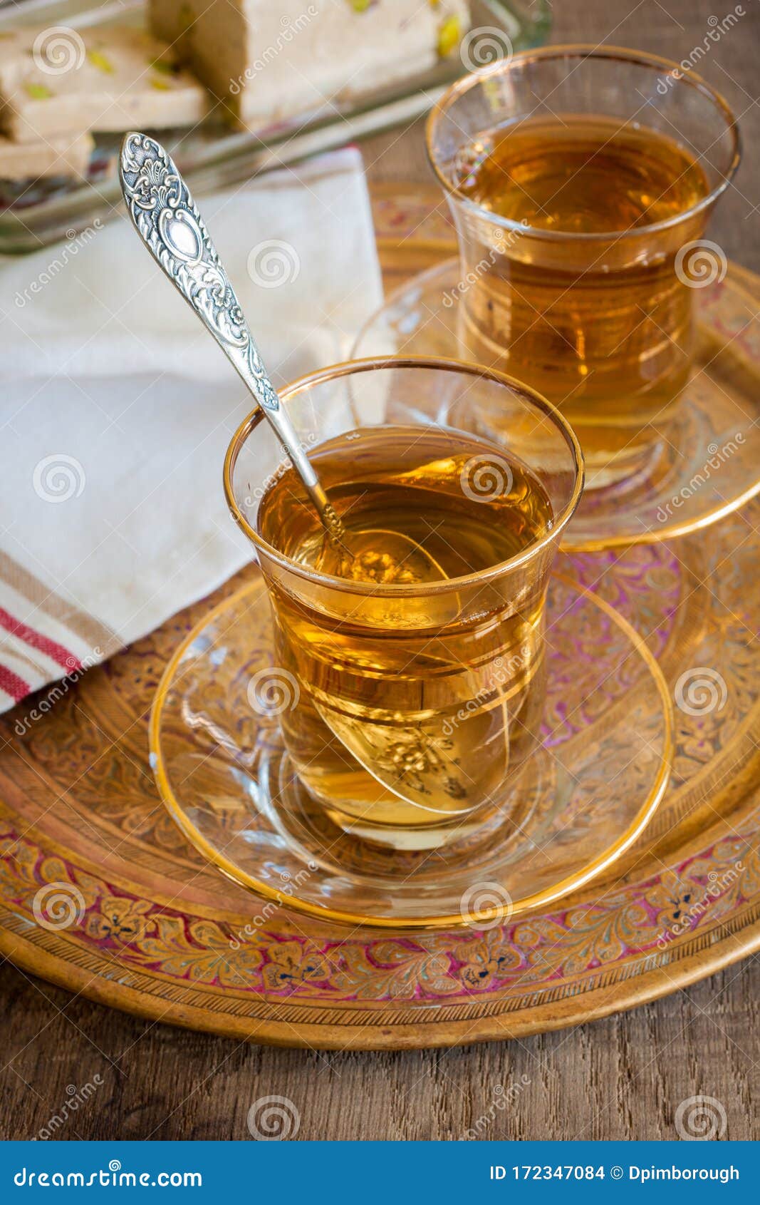 Tè di mela turco fotografia stock. Immagine di mela - 172347084