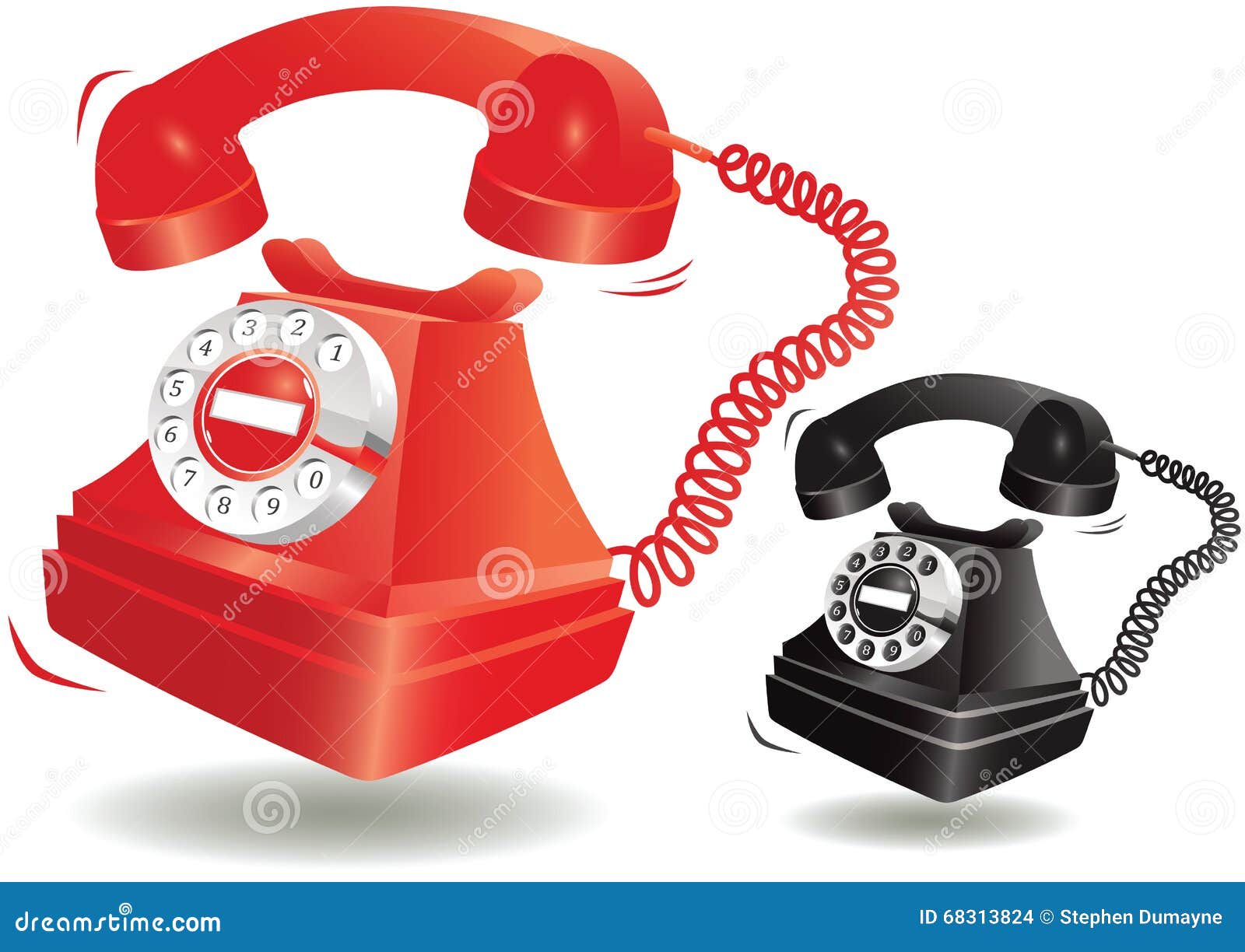 Telephone Demode De Sonnerie Illustration De Vecteur Illustration Du Sonnerie Demode 68313824