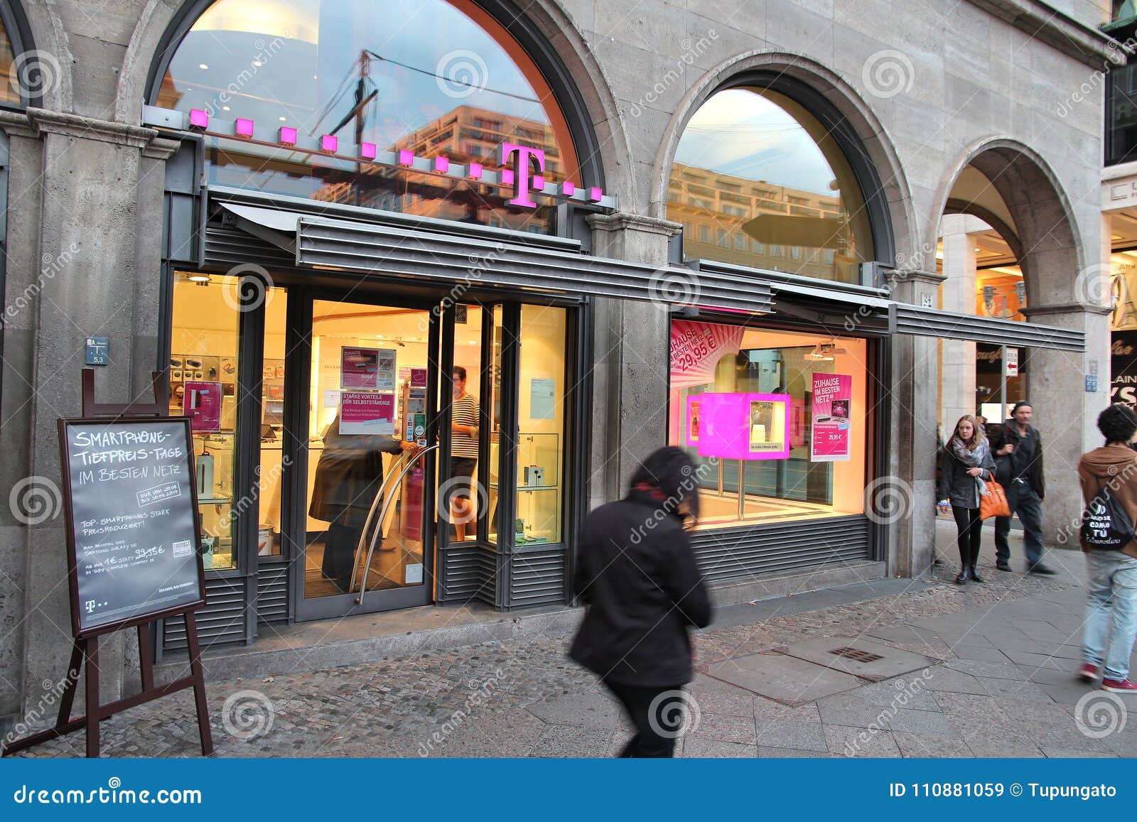 TMobile Germany editorial stock image. Image of mobile 110881059