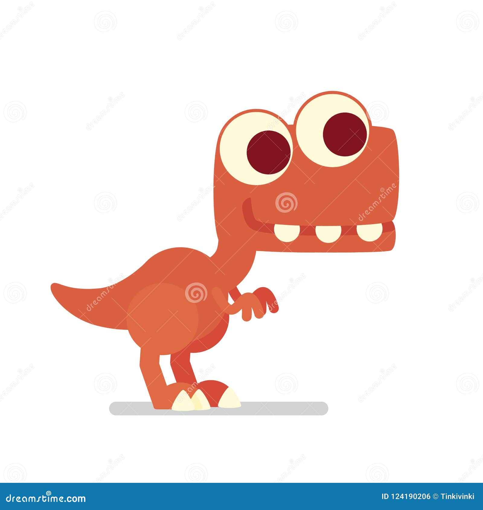 Desenho Do T-rex Do Dinossauro No Estilo Dos Desenhos Animados. Ilustração  Do Vetor Isolada No Fundo Branco. Caráter Pré-histórico Do Período  Jurássico. Royalty Free SVG, Cliparts, Vetores, e Ilustrações Stock. Image  138078731