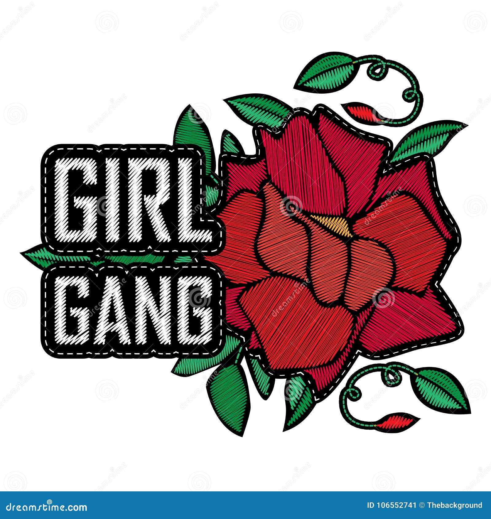 White Logo Girl Gang T-Shirt | New Look