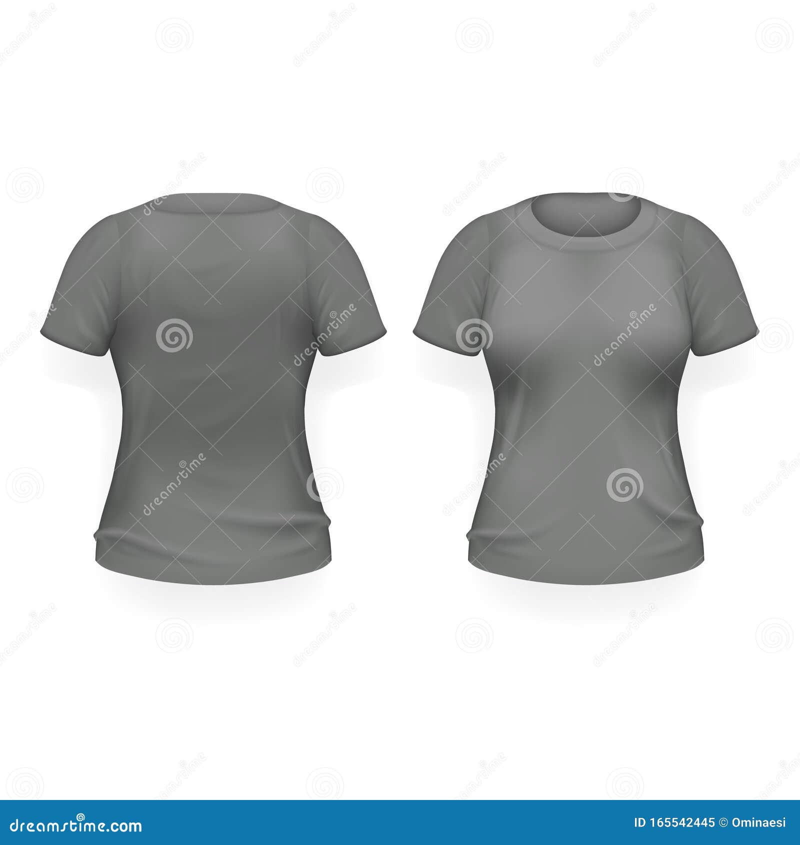 T-shirt Feminina, Modelo Preto Do Lado Frontal Do Verso, Modelo 3d Realista,  Ilustração Isolada Do Vetor De Design 3d Ilustração do Vetor - Ilustração  de vestido, lado: 165542445