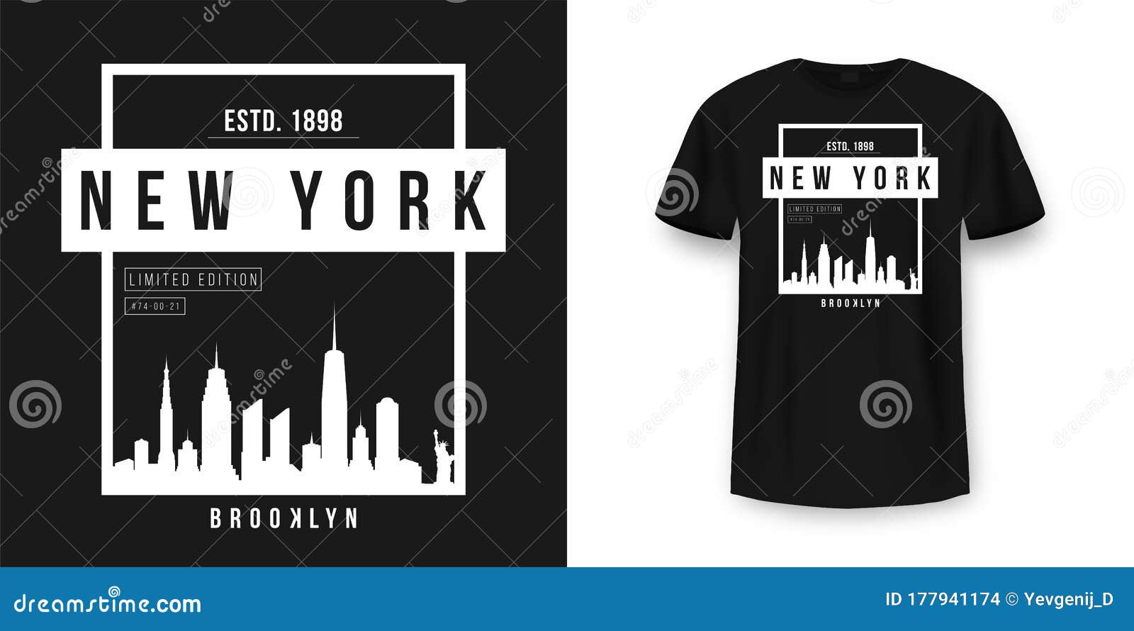 Download T Shirt Graphic Design With New York Skyline Silhouette In Minimalistic Style New York City Typography T Shirt And Apparel Design Stock Vector Illustration Of Athletic Patch 177941174