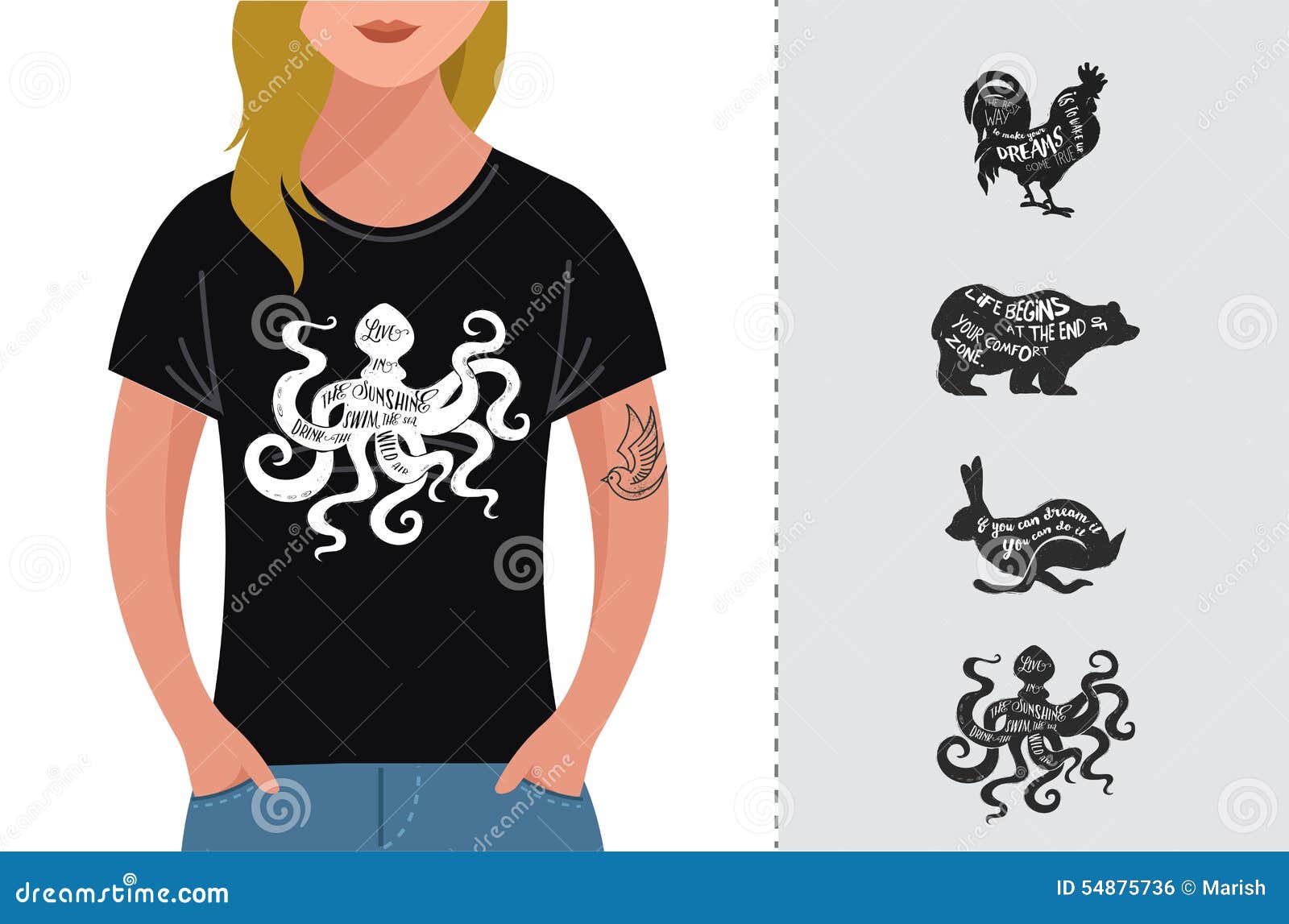 t shirt inspirations vector clipart - photo #5