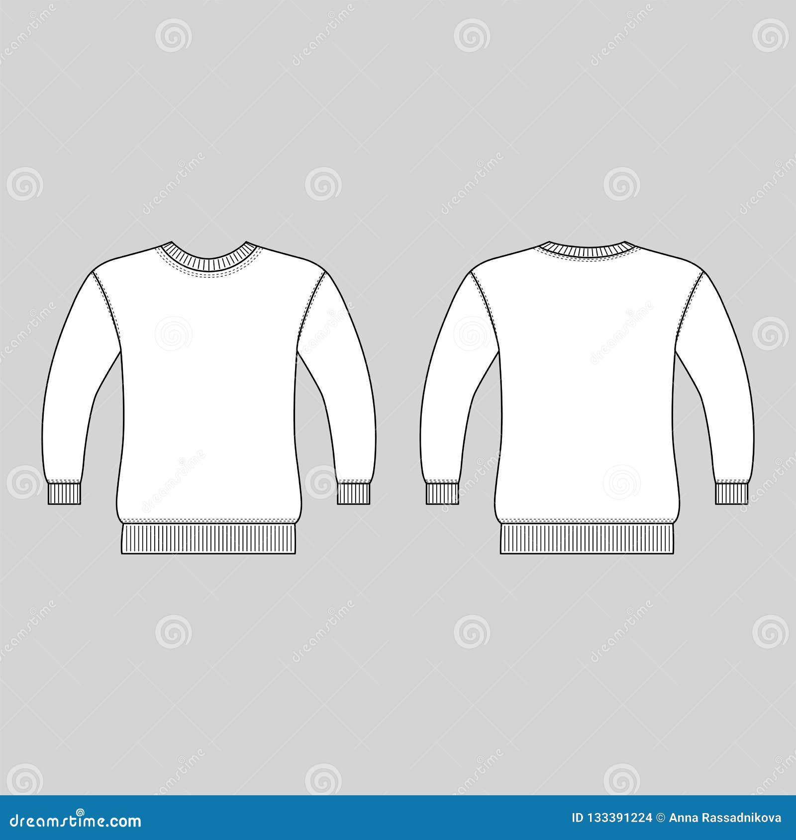 T Shirt Man Template Front, Back Views Stock Vector - Illustration of ...