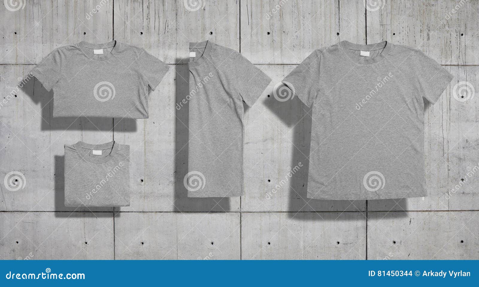 Download T Shirt Mockup Set Stock Photo Image Of Model Cotton 81450344