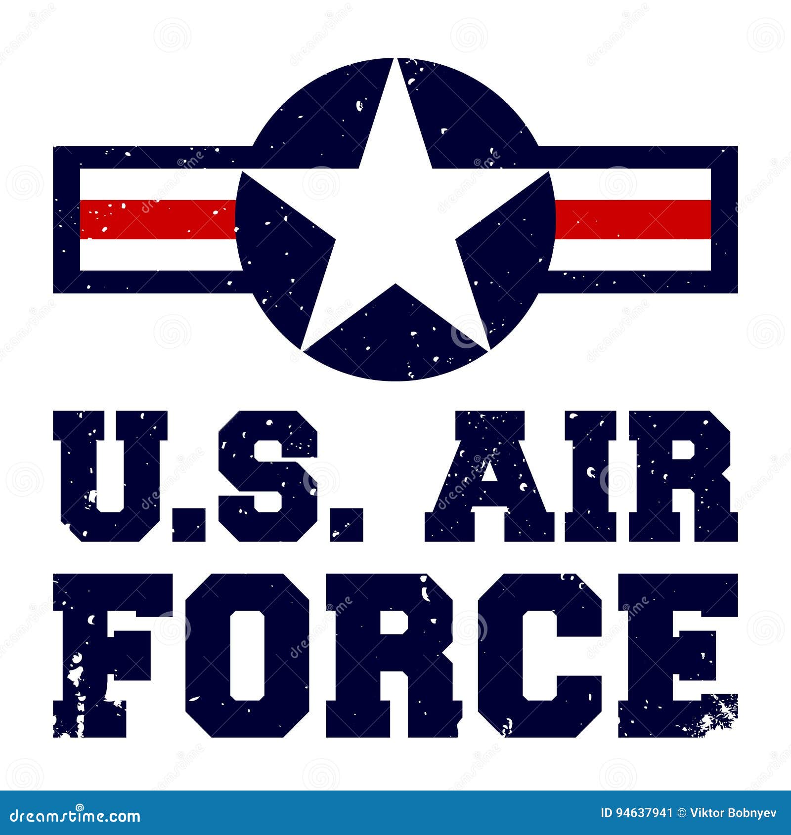 t-shirt print  u.s. air force