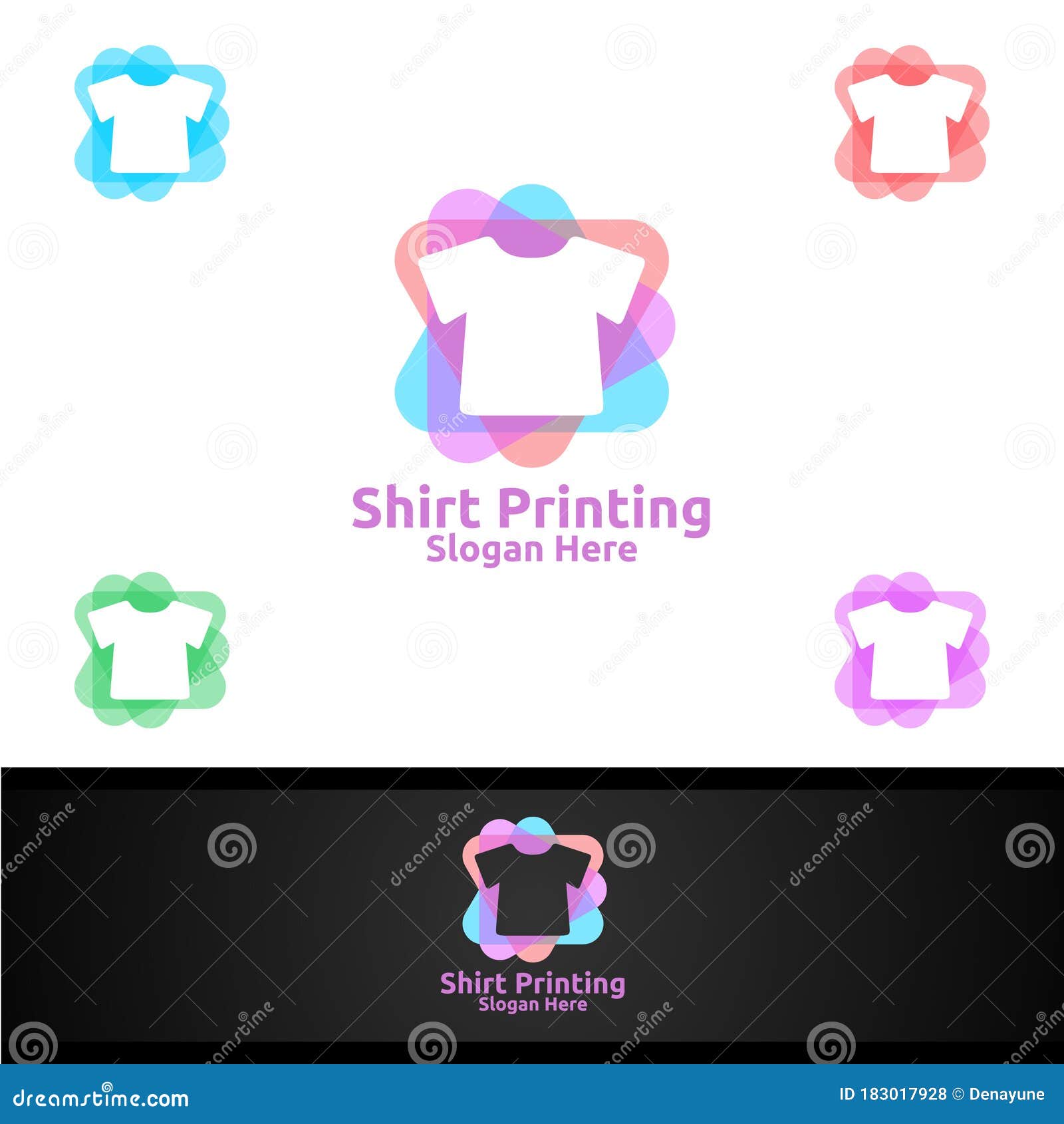 T Shirt Printing Company Logo Design for Laundry, T Shirt Shop, Retail ...
