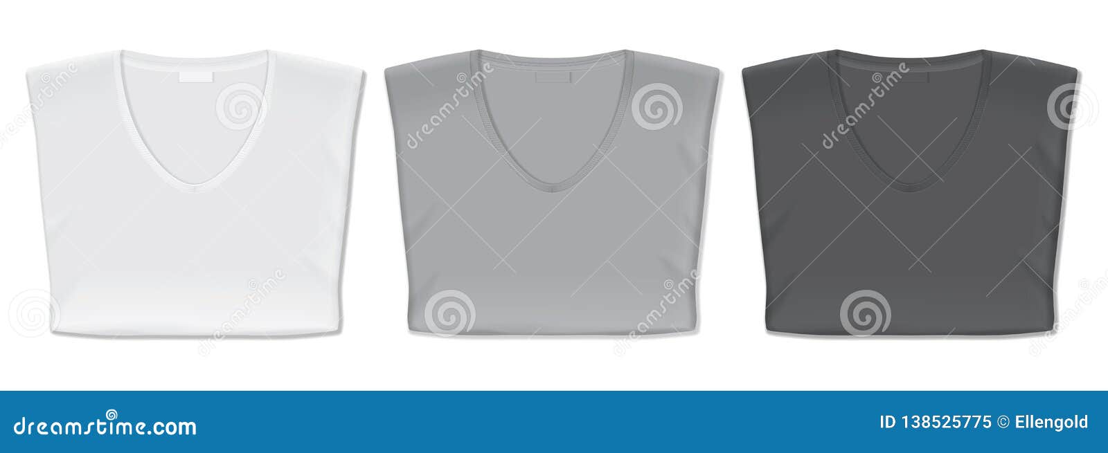 Download T-shirt. It`s Easy To Change Colors. Mock Up. Stock Vector ...