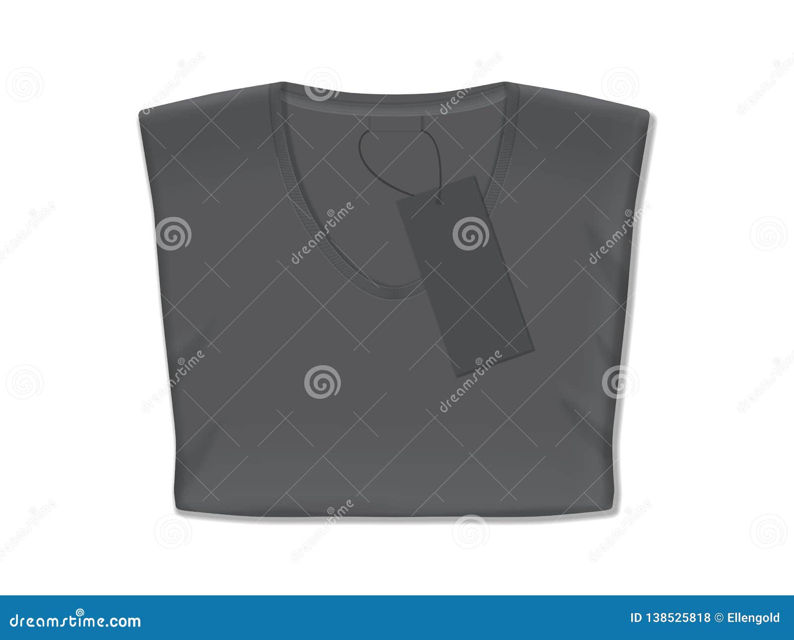 Download T-shirt. It`s Easy To Change Colors. Mock Up. Stock Vector ...