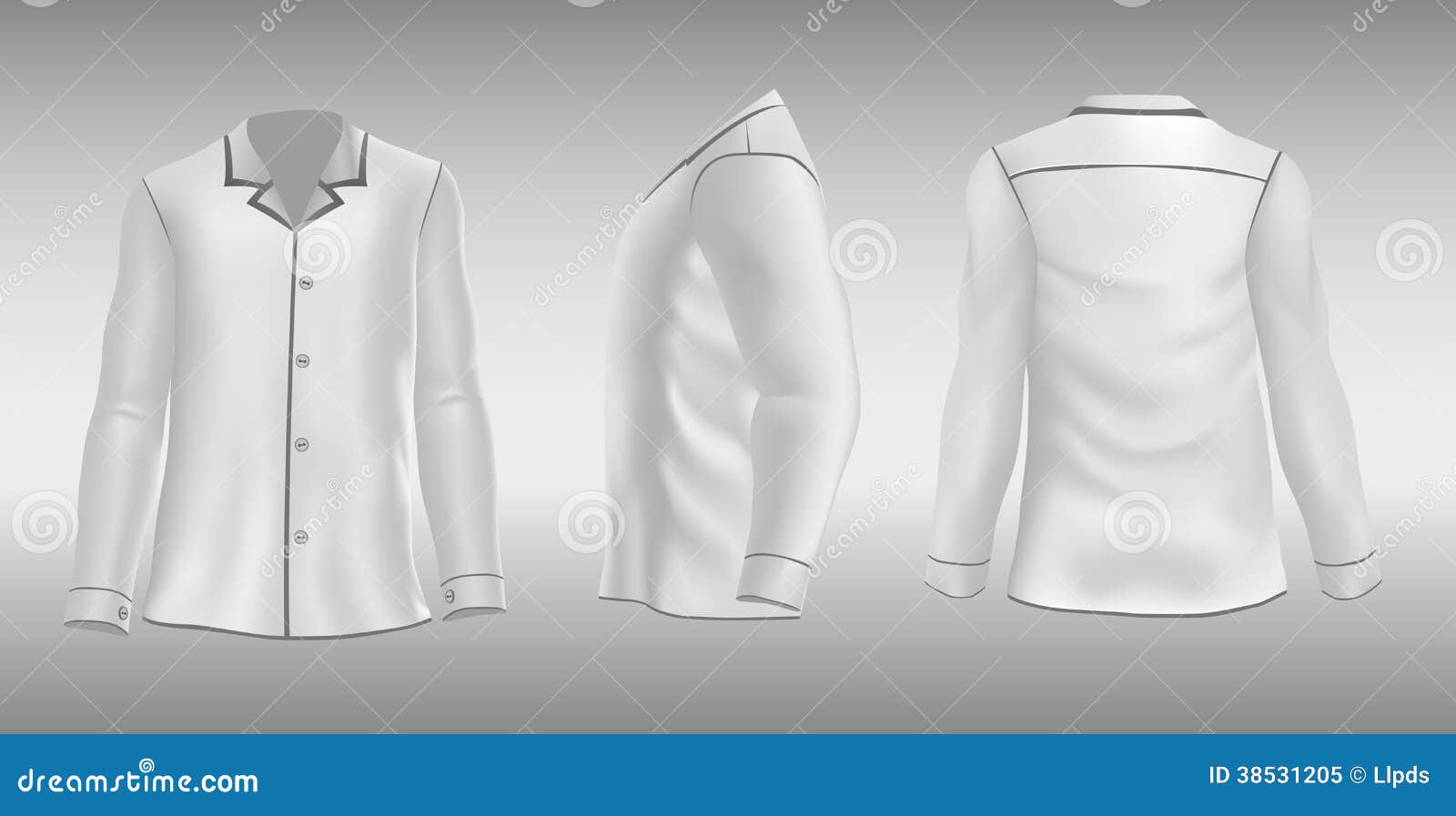 Download T-shirt With Sleeves And Collar Stock Vector ...