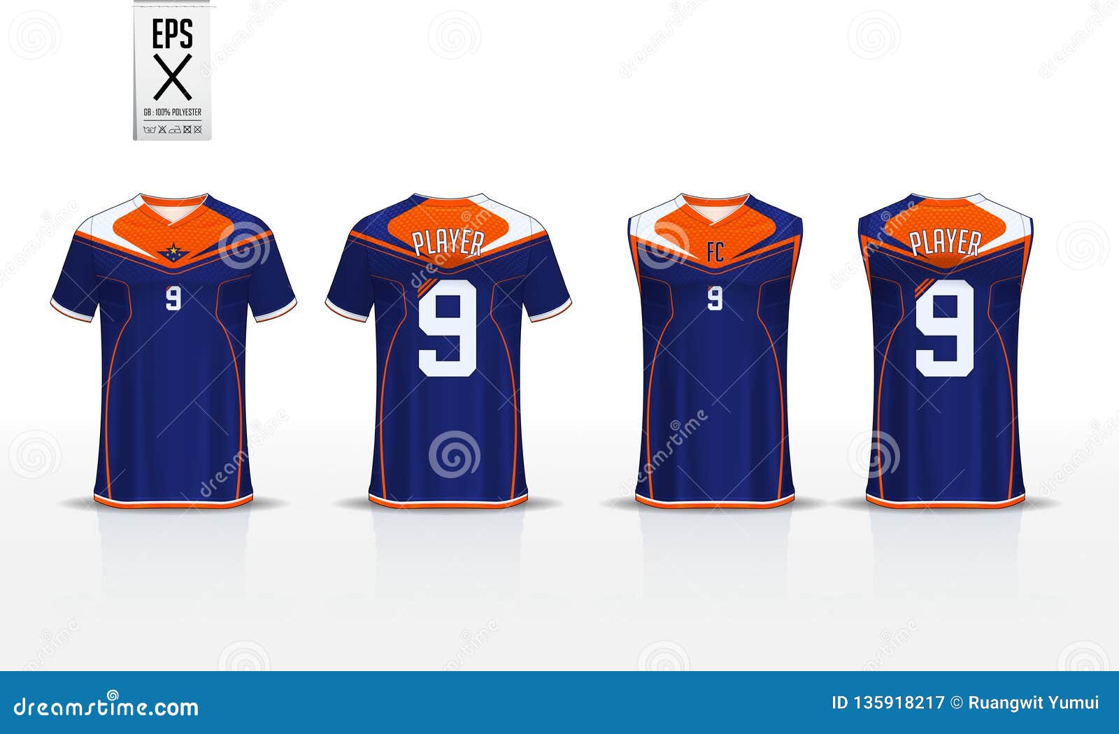 Download T-shirt Sport Design Template For Soccer Jersey, Football ...