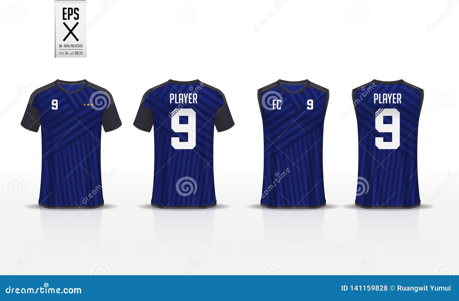 Download T-shirt Sport Design Template For Soccer Jersey, Football ...