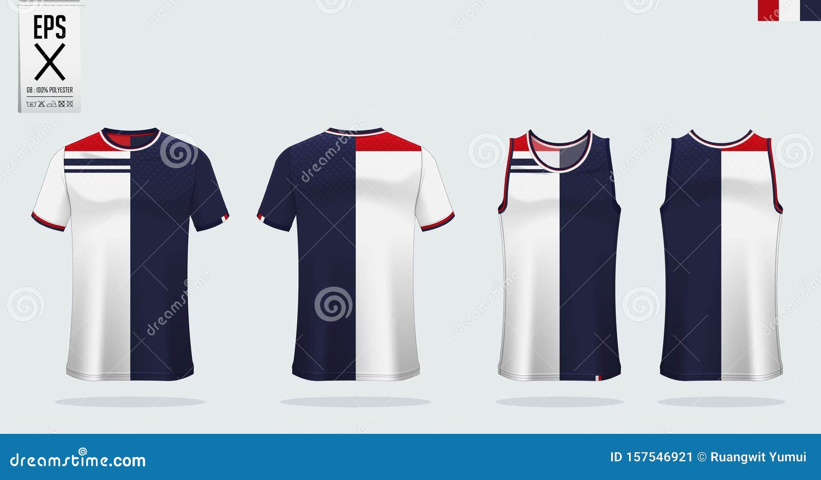 Download T-shirt Sport Mockup Template Design For Soccer Jersey ...
