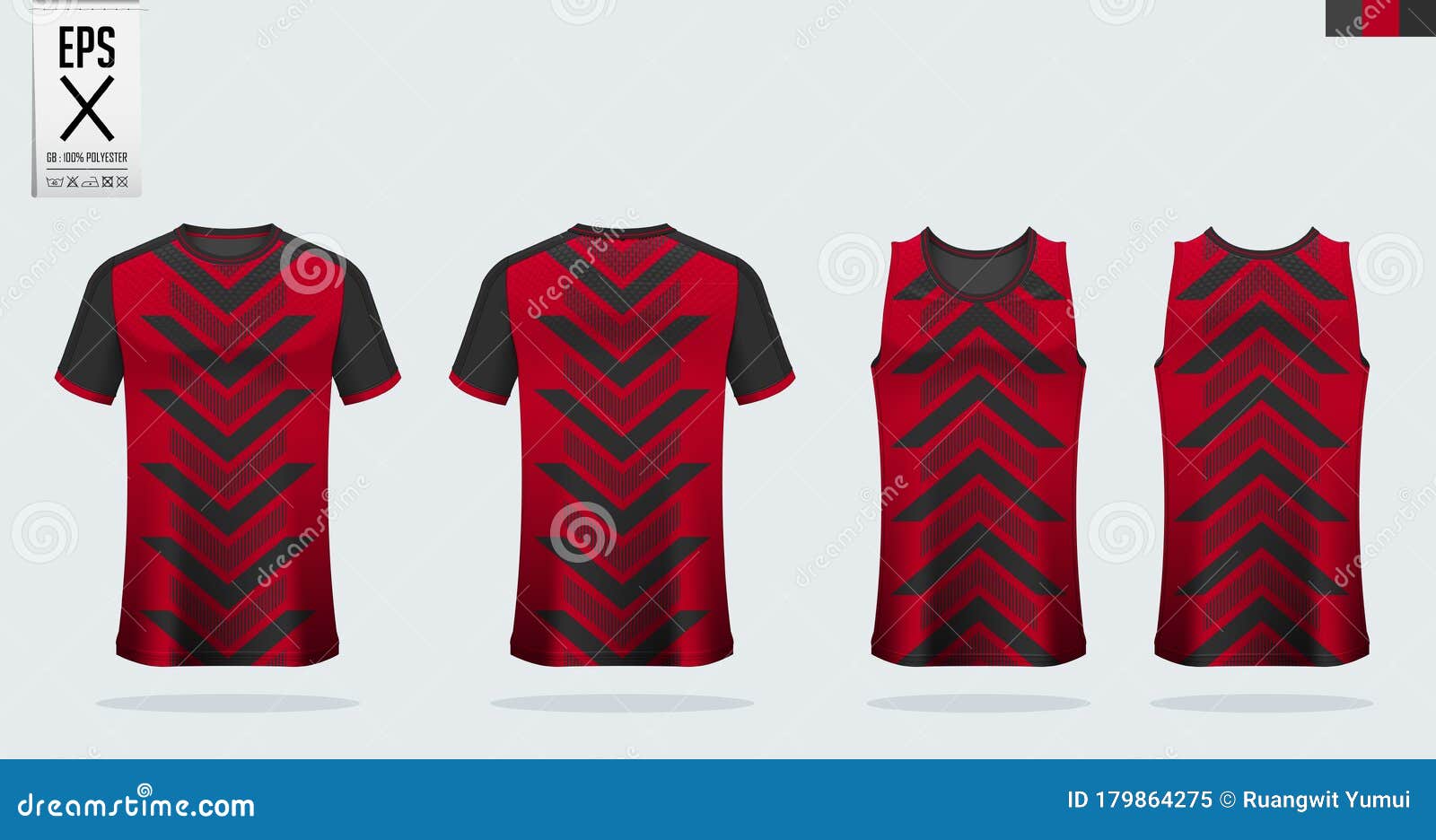 Download T-shirt Sport Mockup Template Design For Soccer Jersey ...