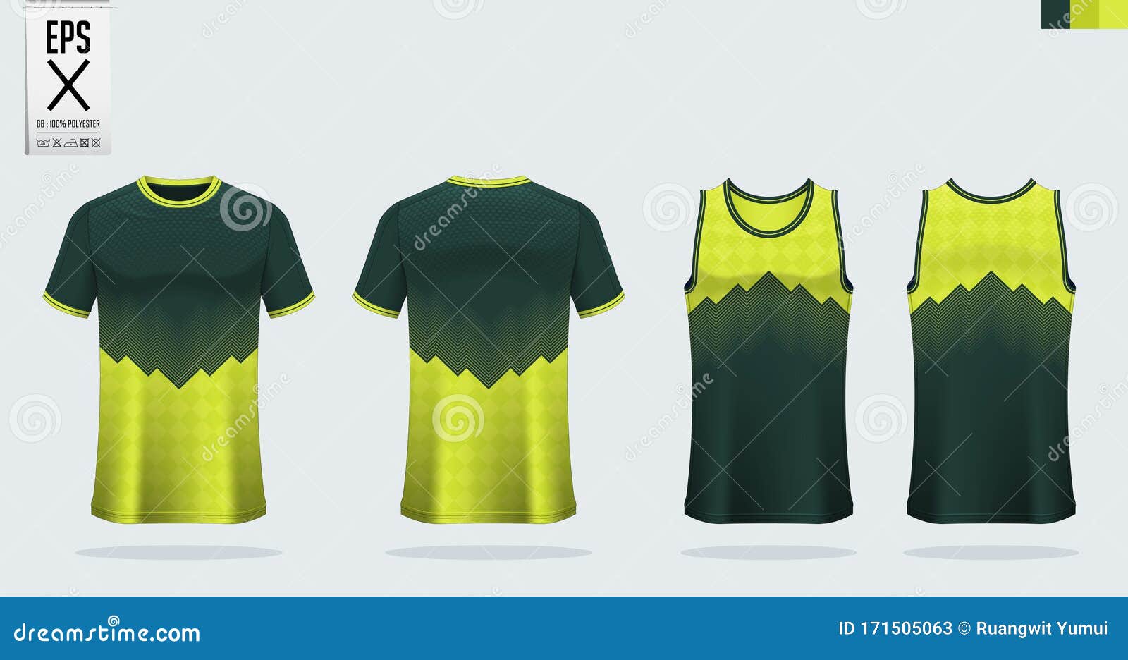Download T-shirt Sport Mockup Template Design For Soccer Jersey ...