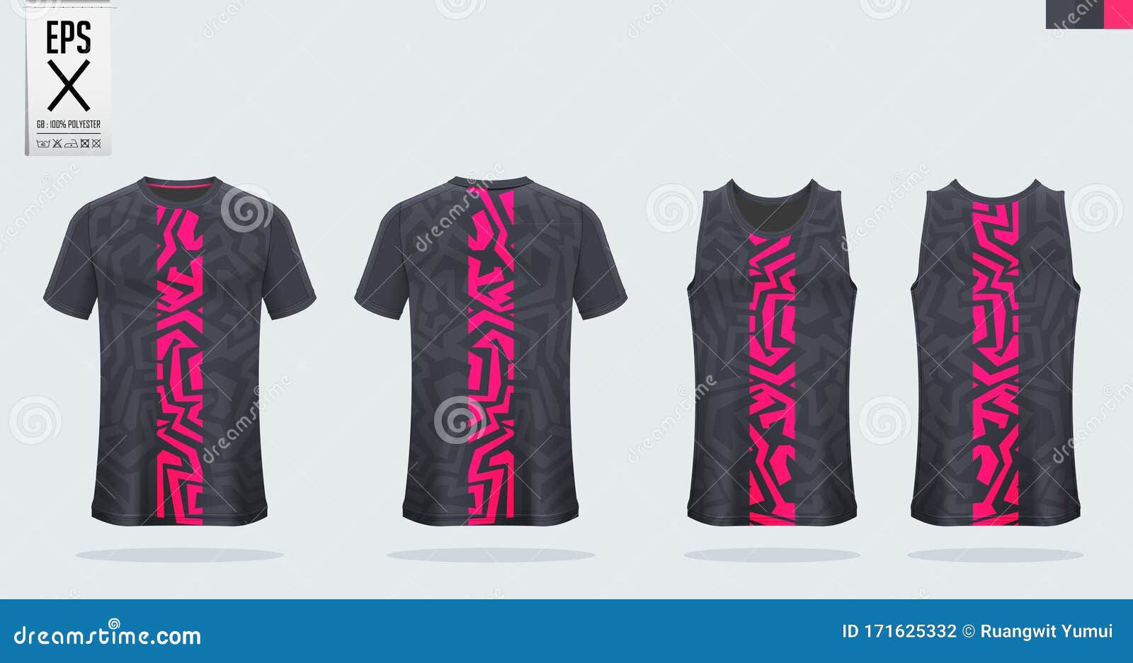 Download T-shirt Sport Mockup Template Design For Soccer Jersey, Football Kit. Tank Top For Basketball ...