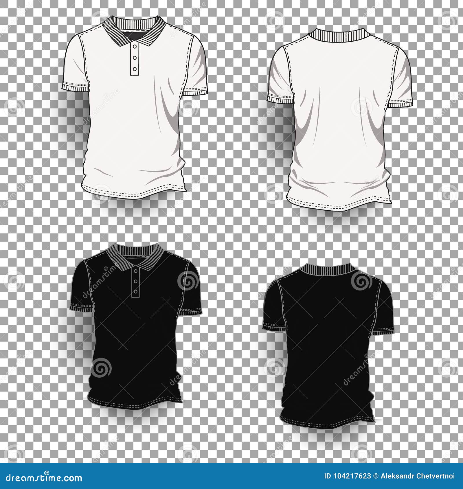 Transparent T Shirt Vector Template - Amyhj