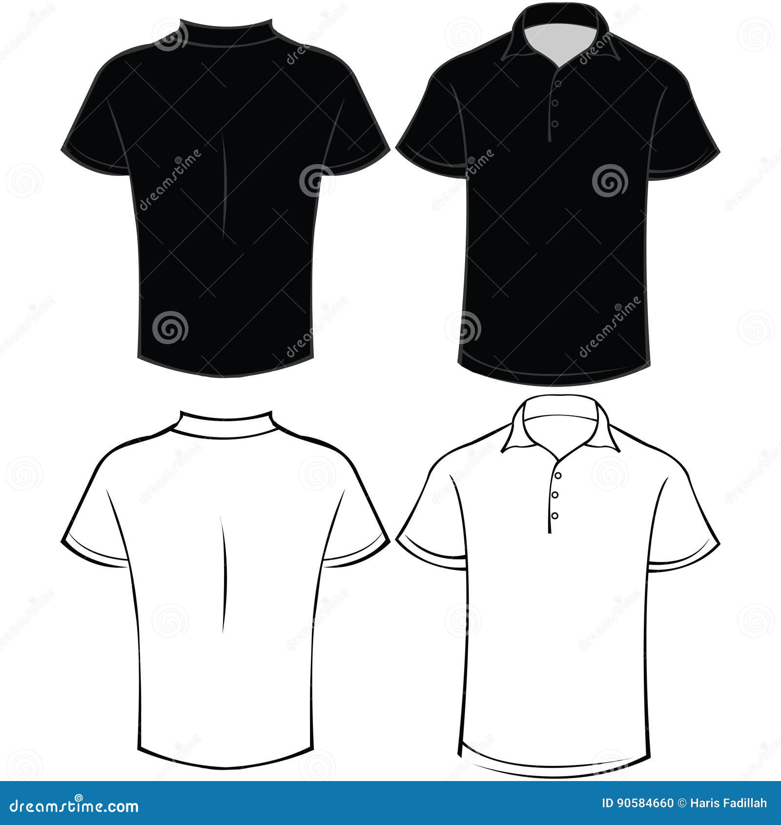 T shirt stock vector. Illustration of apparel, fashionable - 90584660