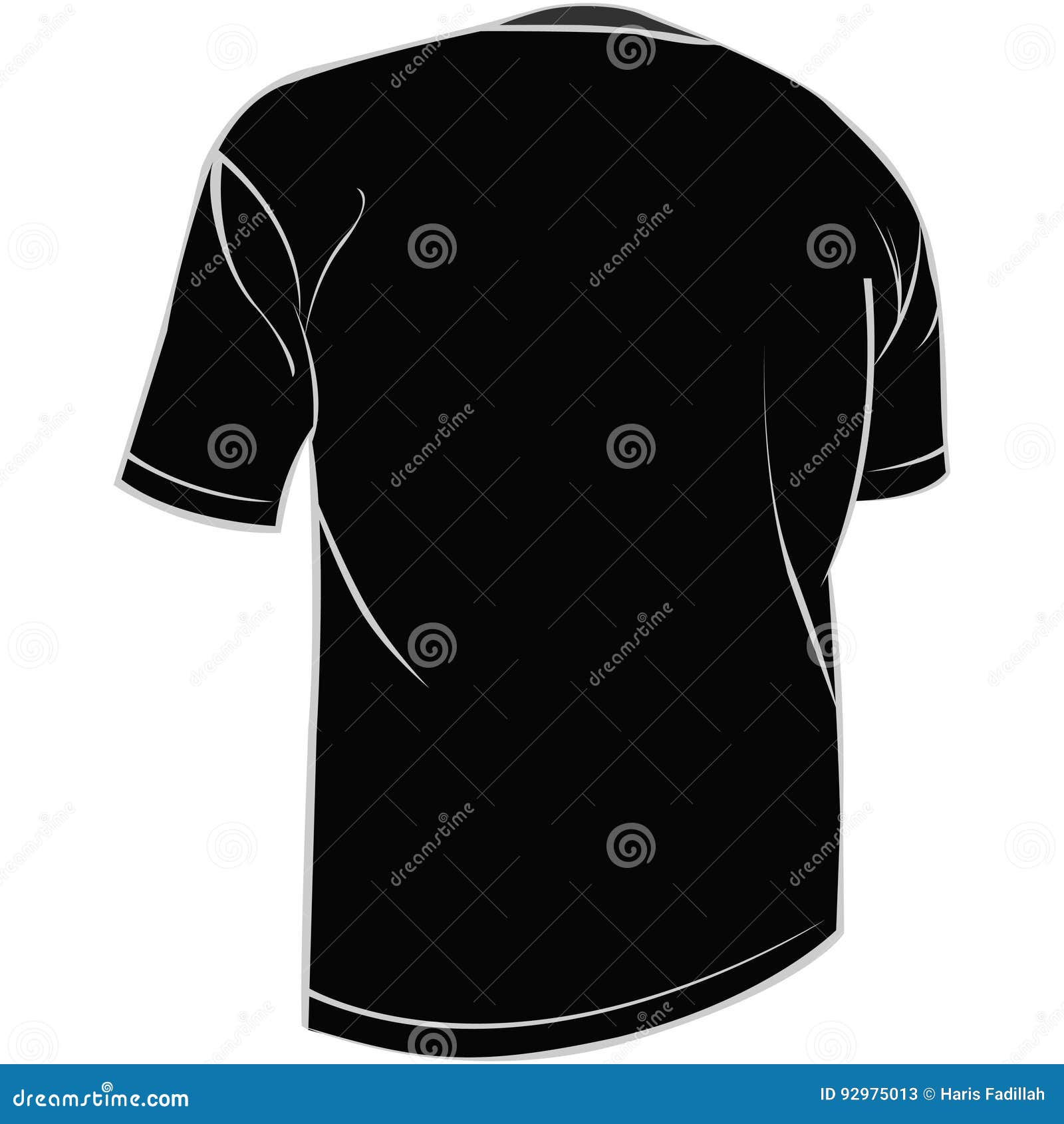 T shirt stock vector. Illustration of fashionable, angles - 92975013