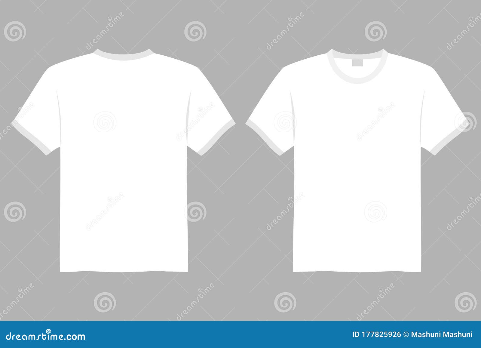 t shirt  templates front and back