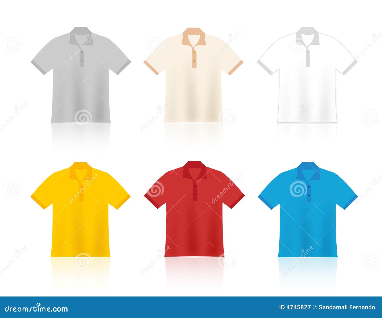 T-shirts blank templates stock vector. Illustration of light - 4745827