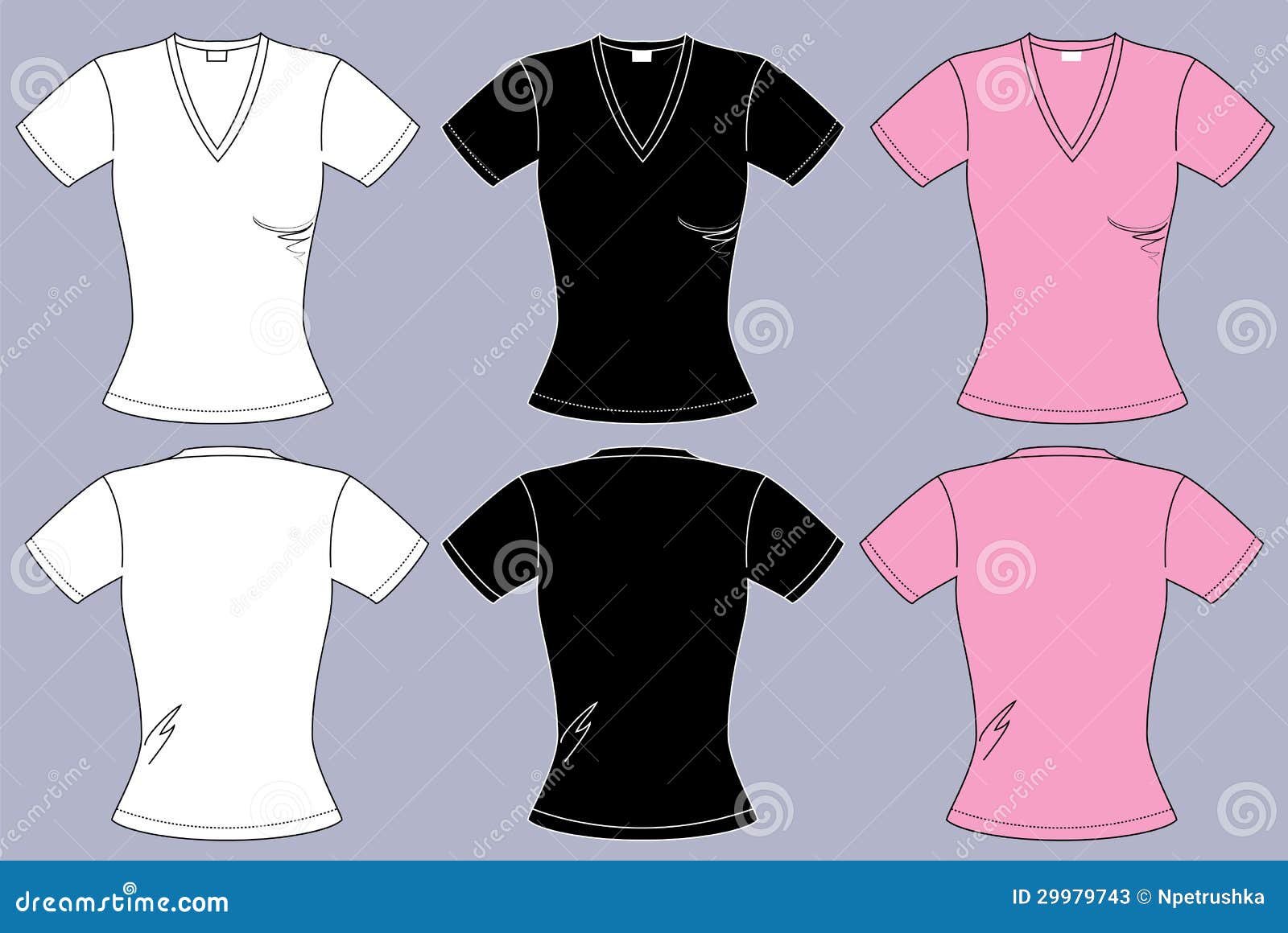 Female t-shirts stock vector. Illustration of women, illustrations