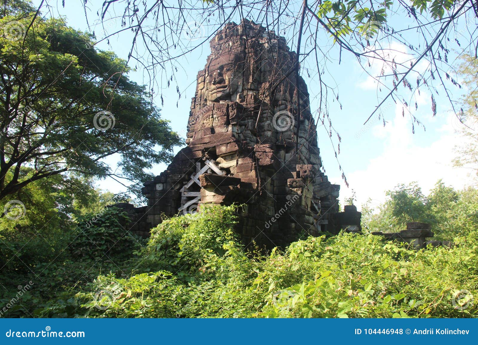 cambodia. ta prohm temple. banteay meanchey province. sisophon sity.