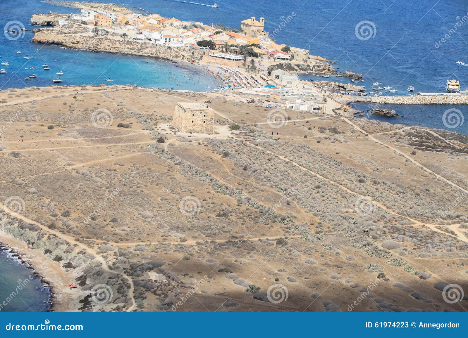 tabarca island in alicante, spain