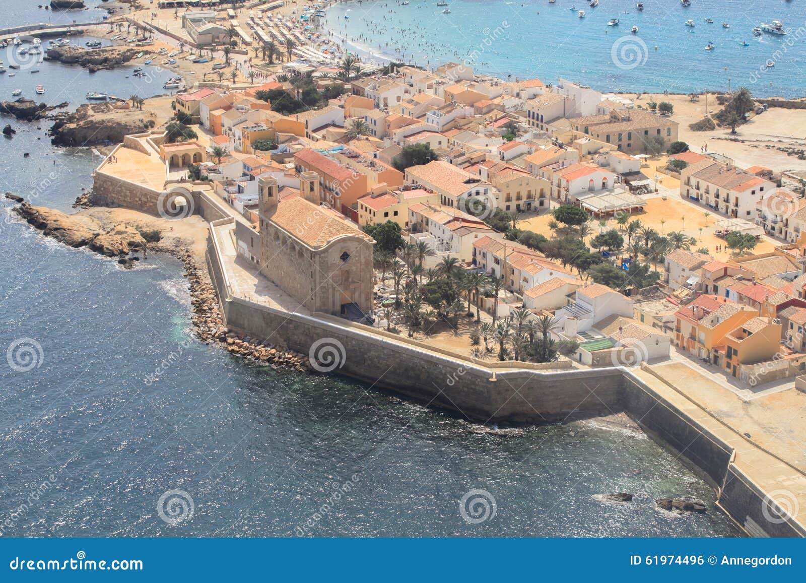 tabarca island in alicante, spain