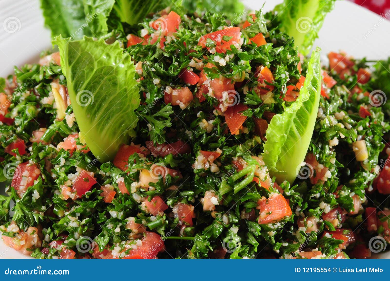 Tabbouleh. Cold salad appetizer from the middle east