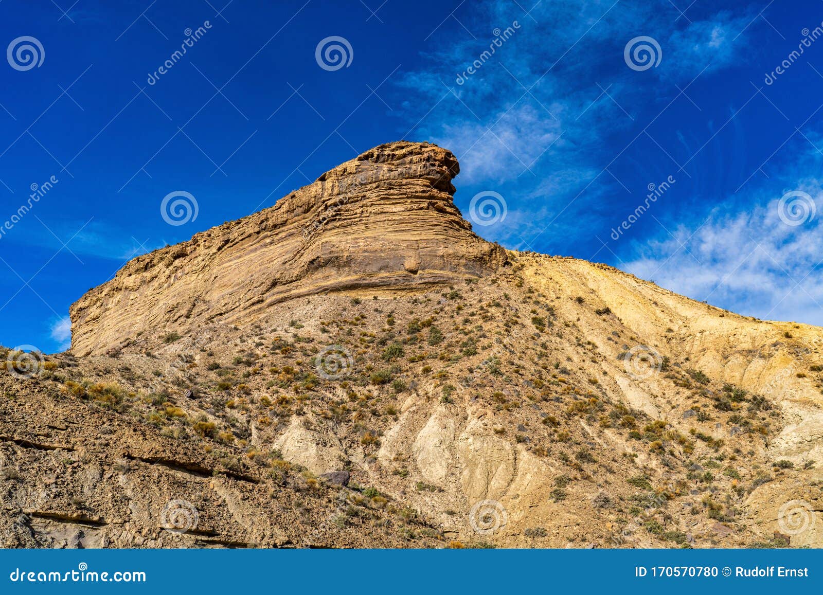 tabernas desert, desierto de tabernas near almeria, andalusia region, spain