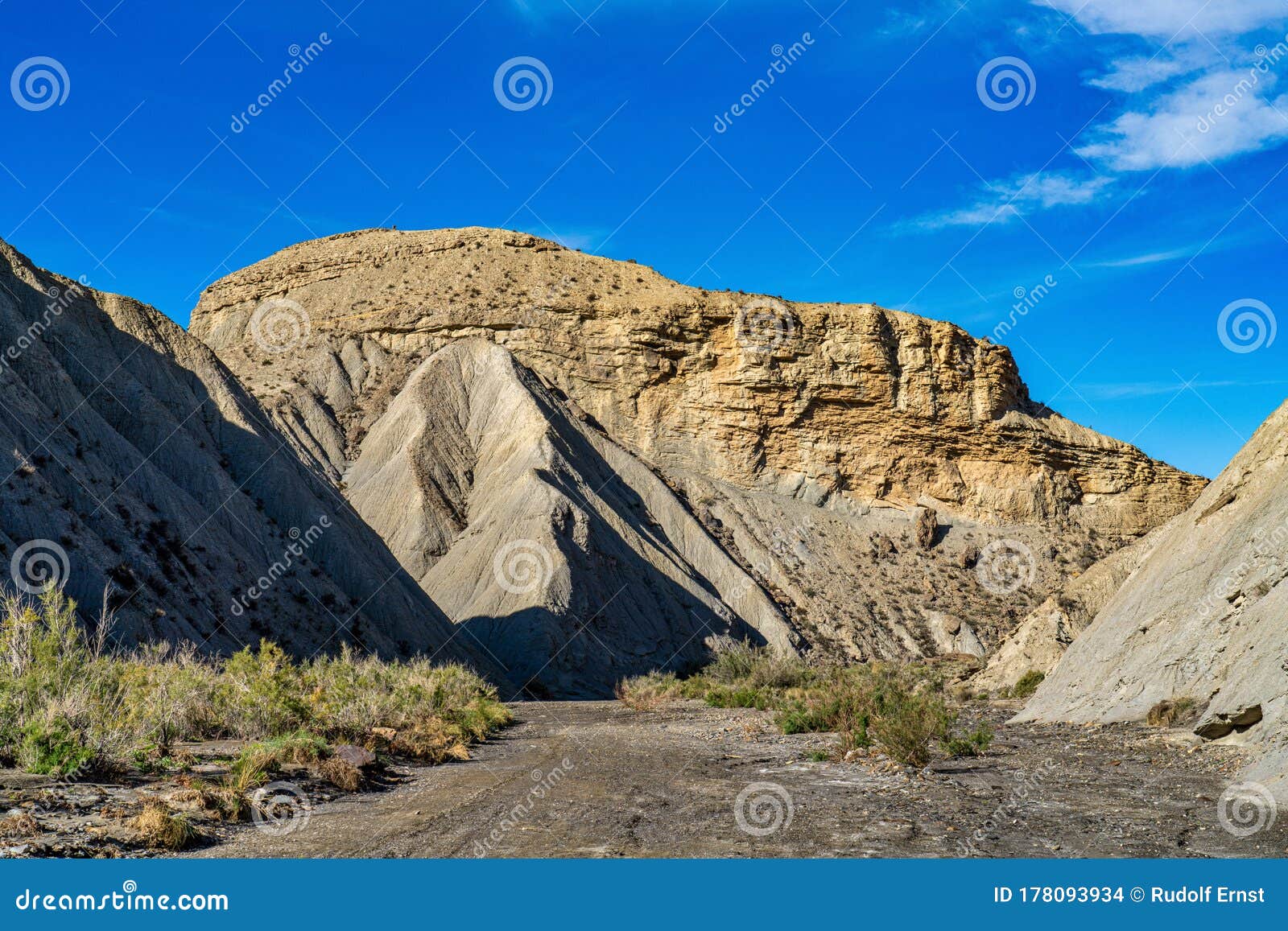 tabernas desert, desierto de tabernas near almeria, andalusia region, spain