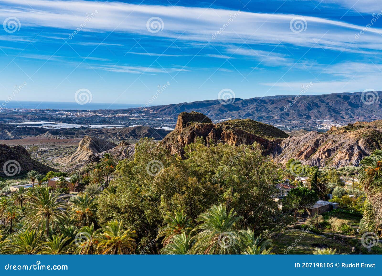 tabernas desert, desierto de tabernas near almeria, andalusia region, spain