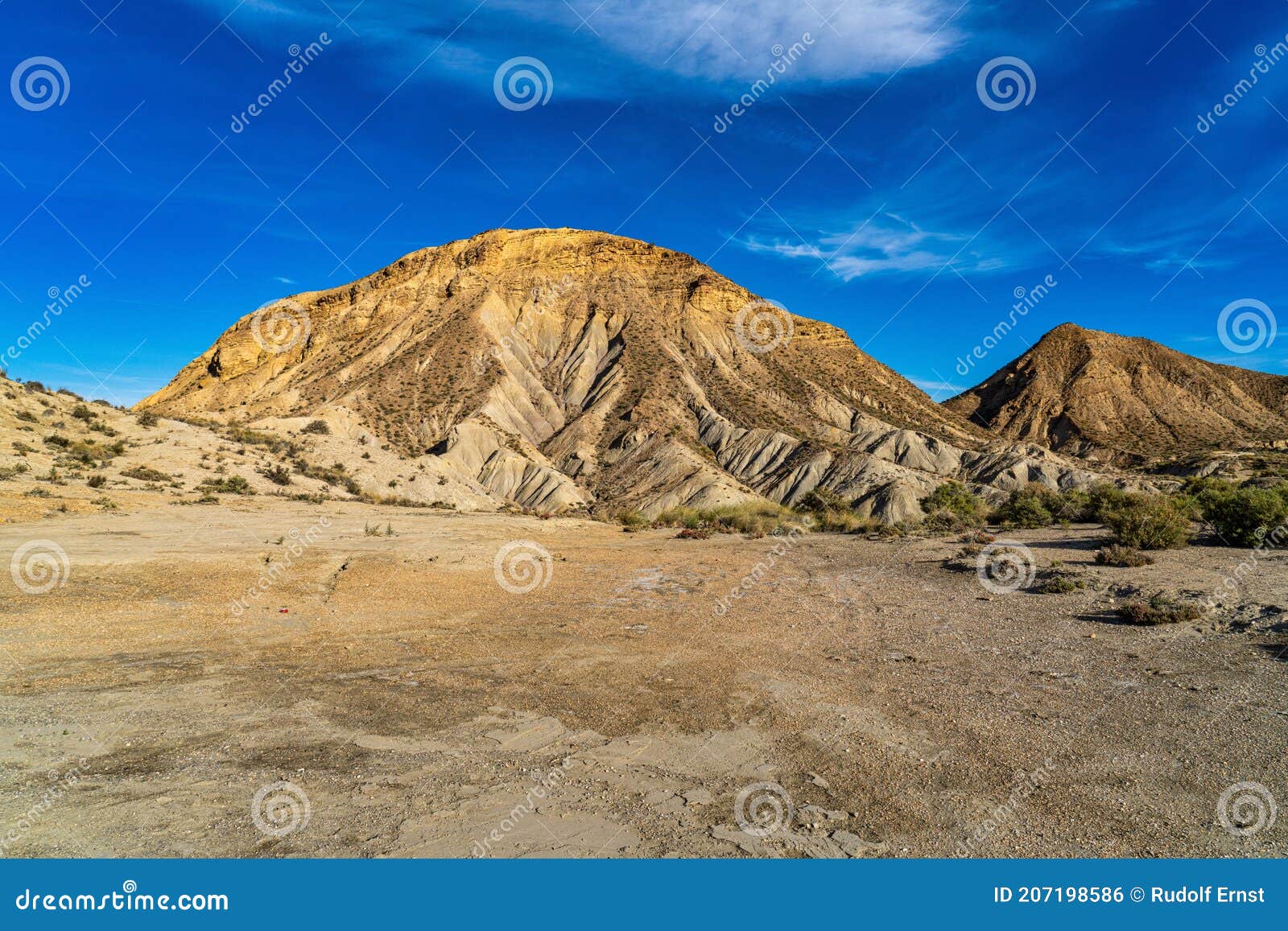 tabernas desert, desierto de tabernas near almeria, andalusia region, spain