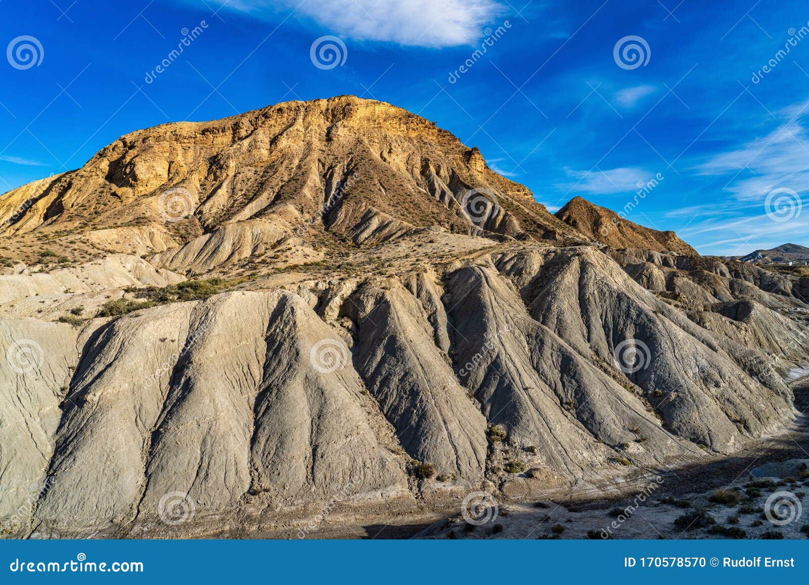 tabernas desert, desierto de tabernas near almeria, andalusia region, spain