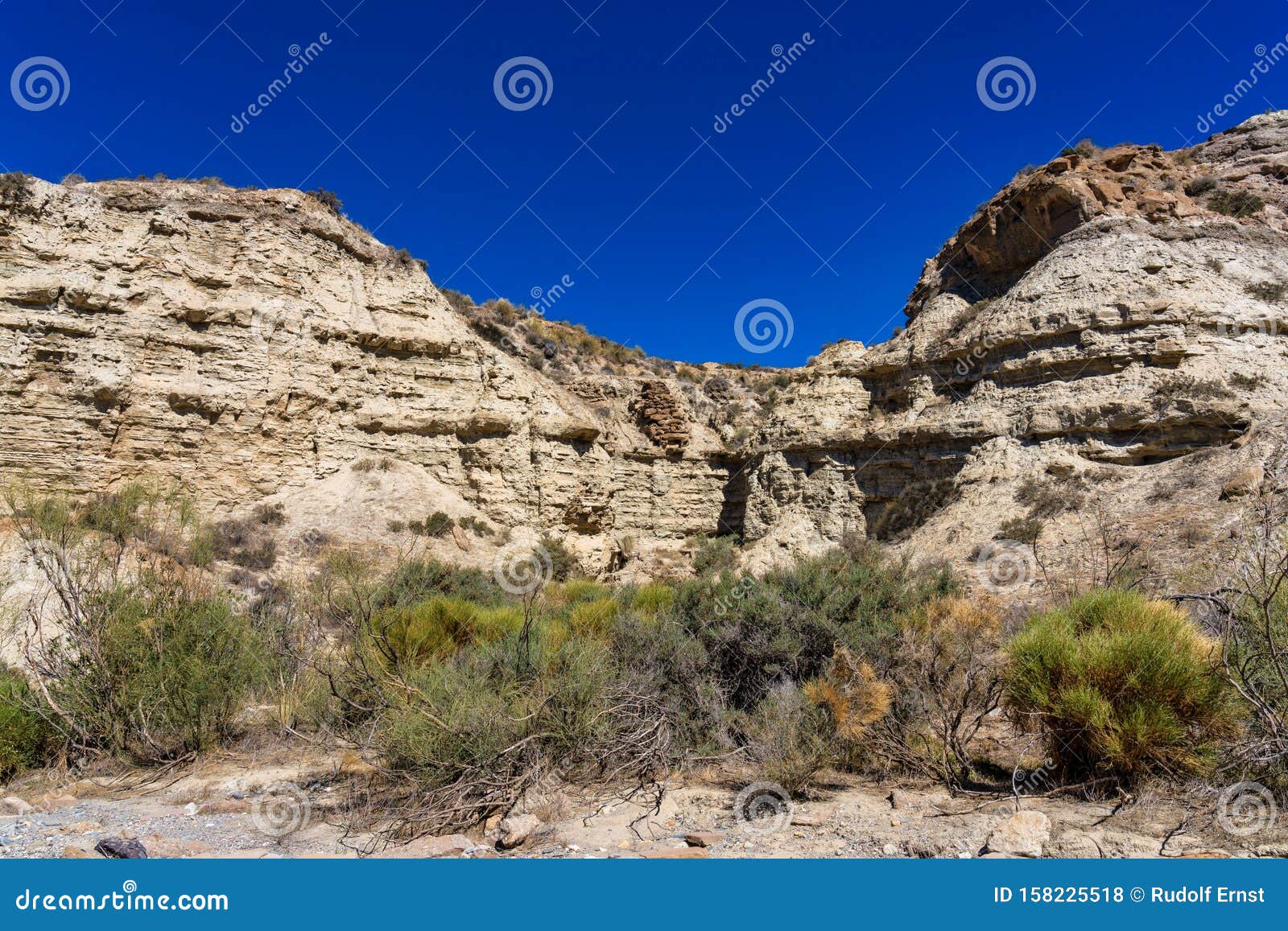 tabernas desert, in spanish desierto de tabernas, andalusia, spain