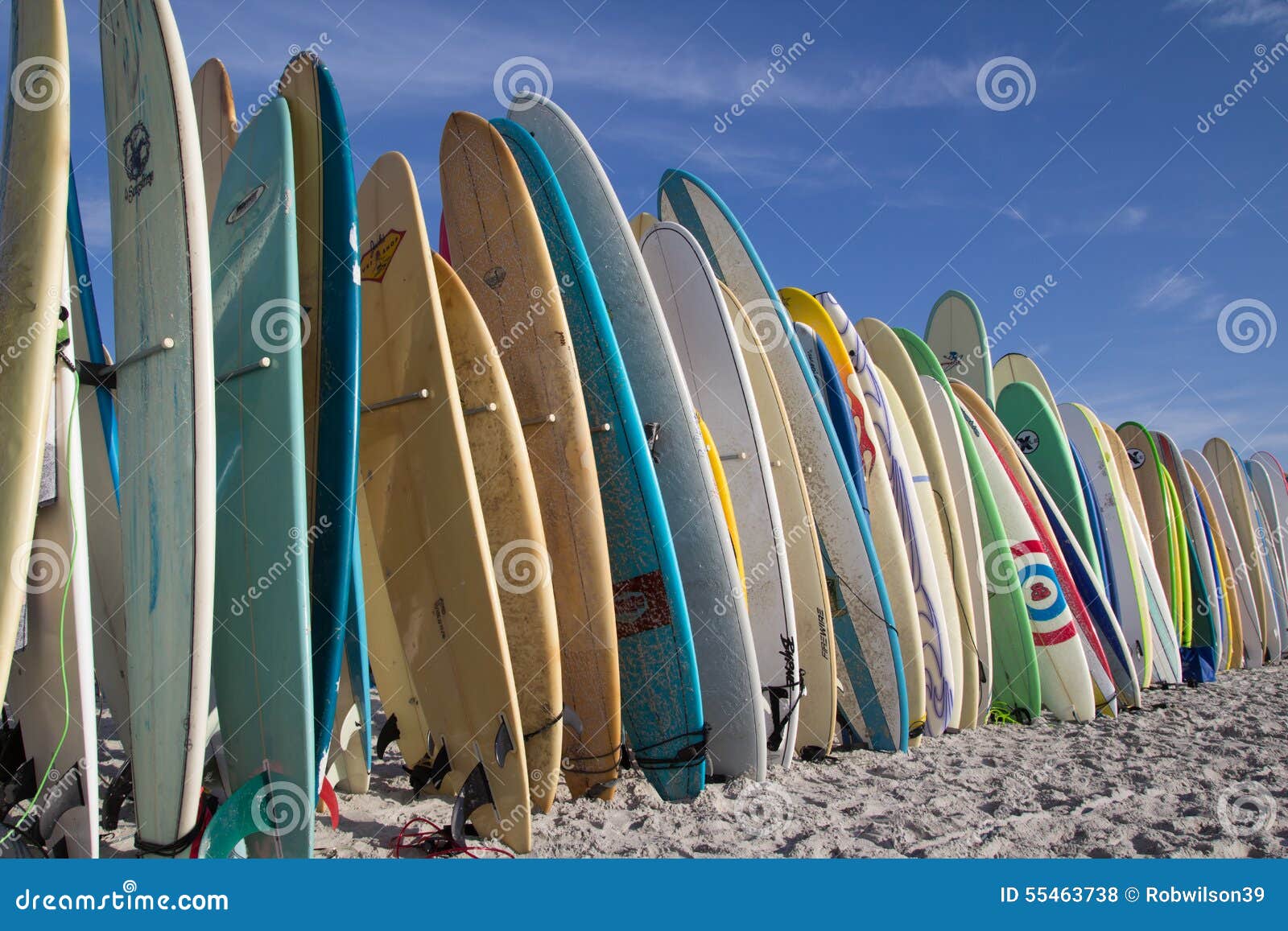 Tablas Hawaianas En La Playa Foto de archivo editorial Imagen de