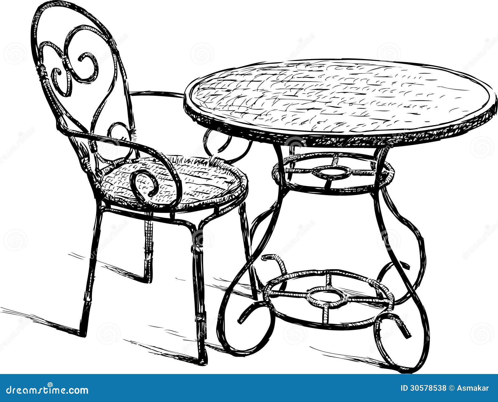 Hand Drawn Line Drawing Table And Chair Illustration Table Drawing Chair  Drawing Table Sketch PNG Transparent Clipart Image and PSD File for Free  Download