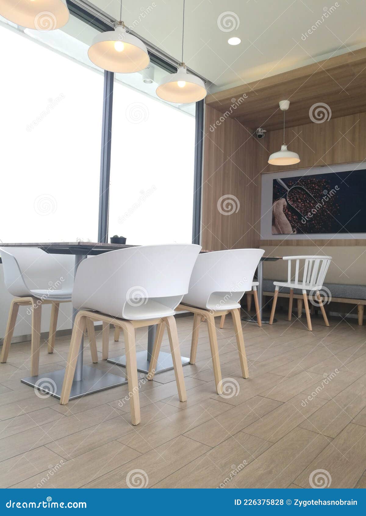 Table and Chairs in a Coffee Shop Stock Photo Image of rest, interior 226375828
