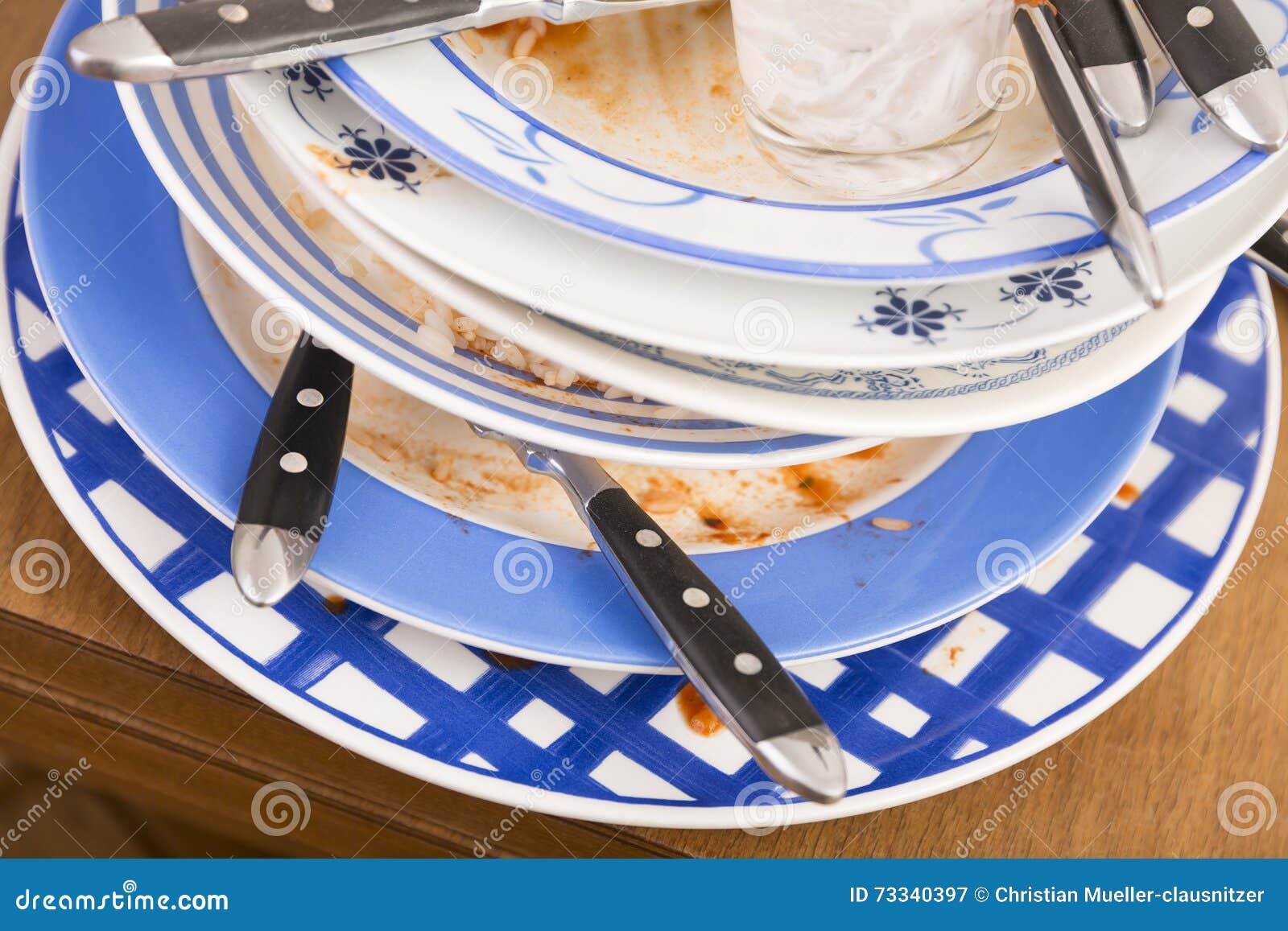 Table, chairs and dishes stock image. Image of deposit 73340397