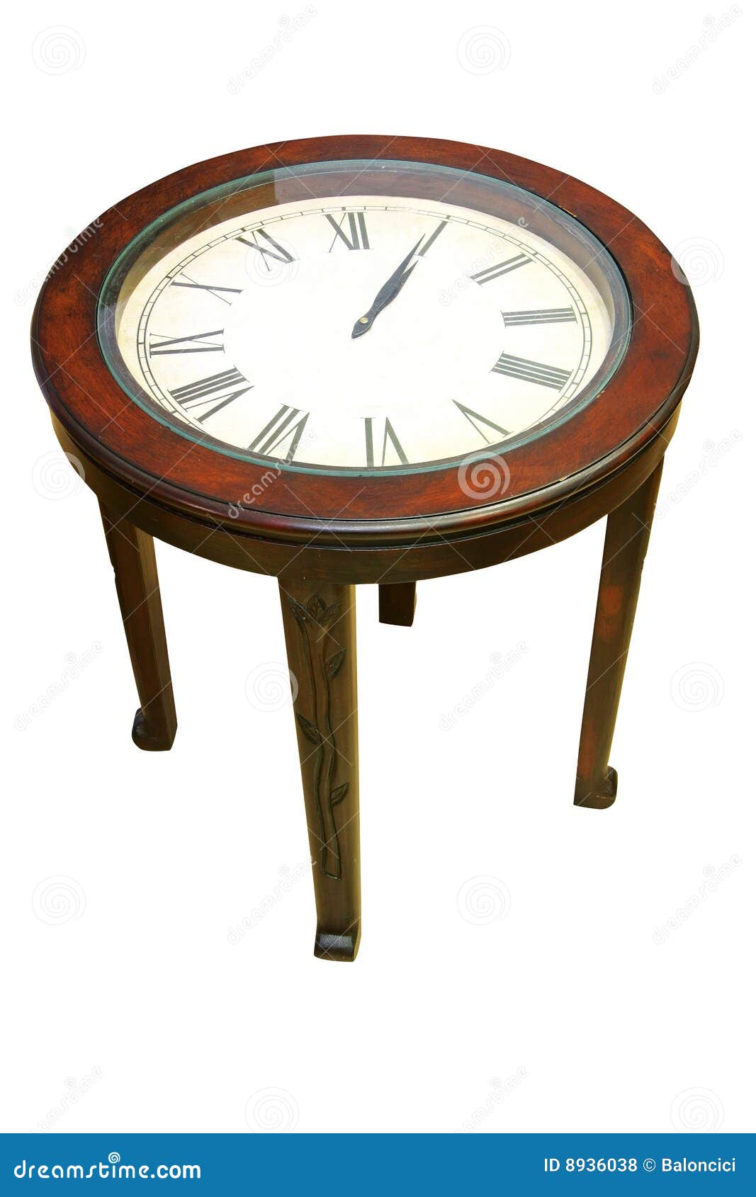 Table Clock,magnifying Glass,pencil And Notebook Written With Today's