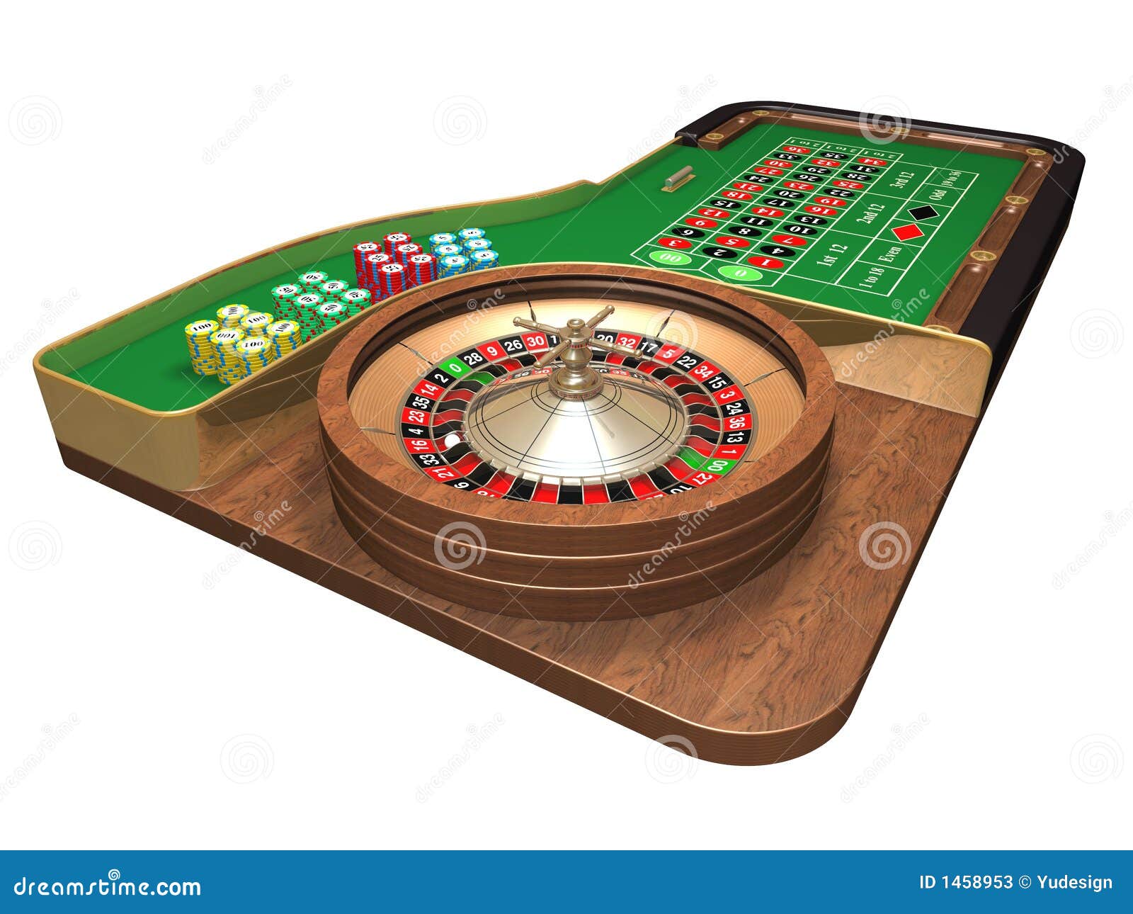 Table de roulette illustration stock. Illustration du vegas 1458953