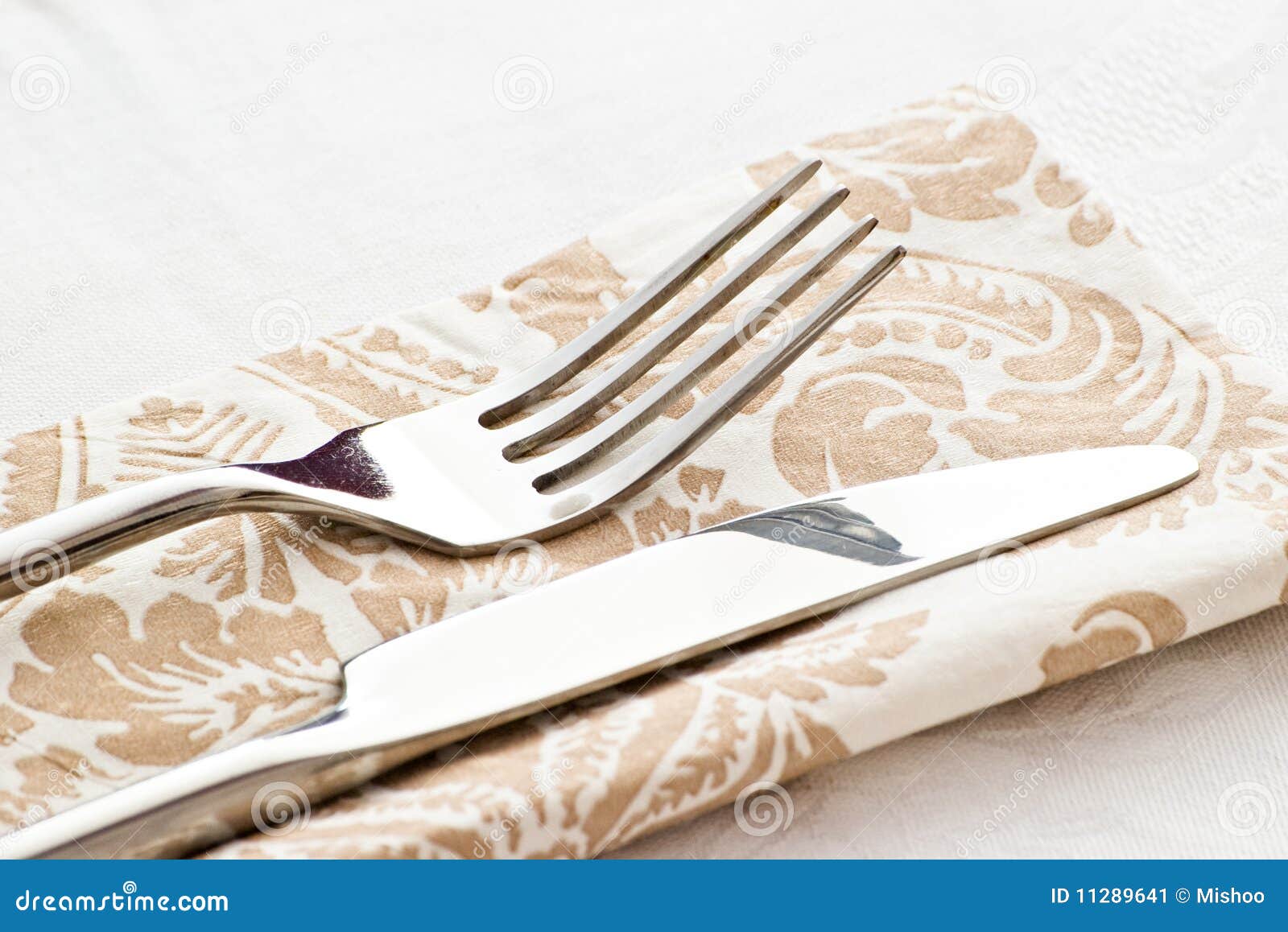 Table fork and knife stock image. Image of food, dining 11289641