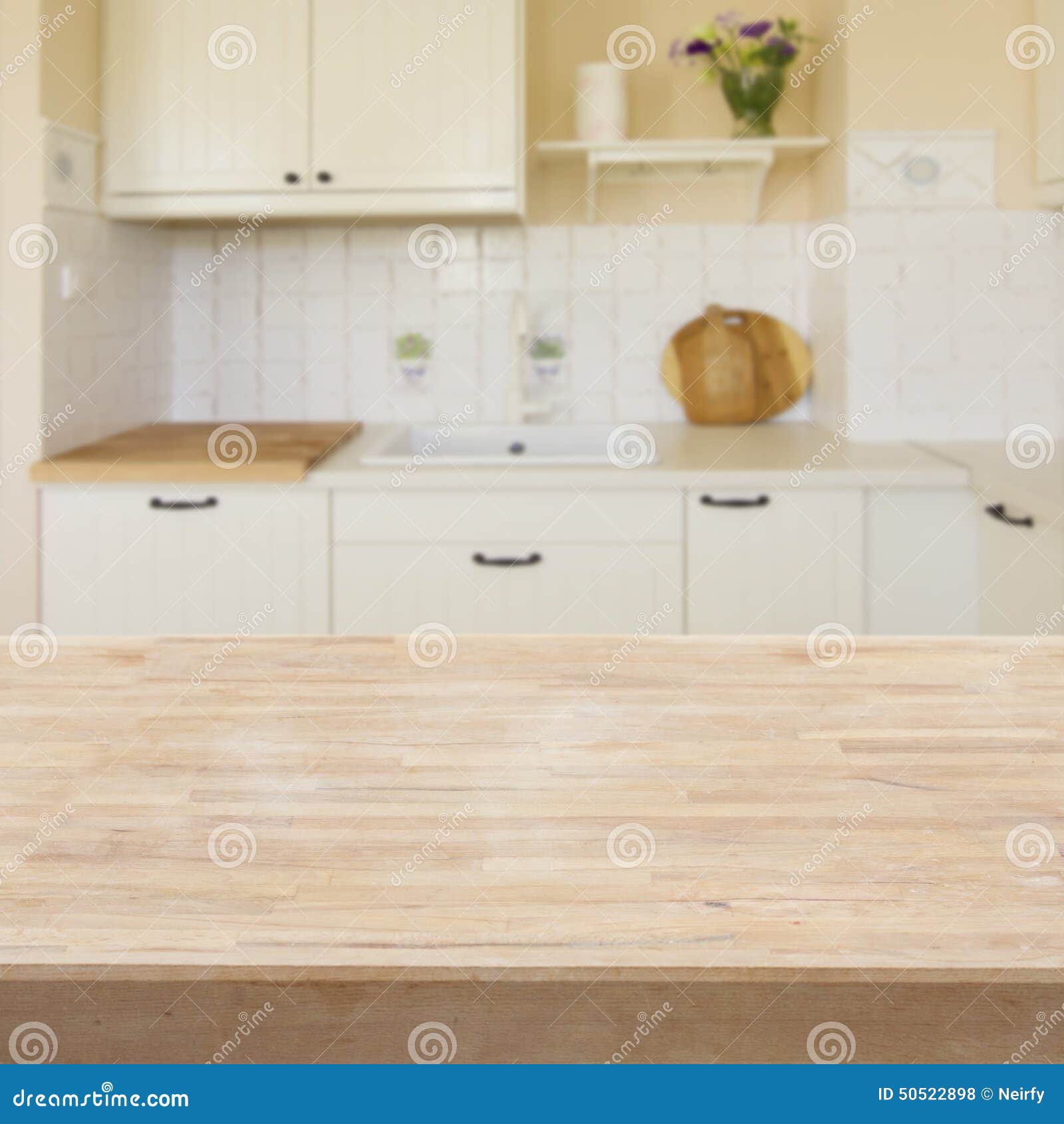 Light Brown Kitchen Table