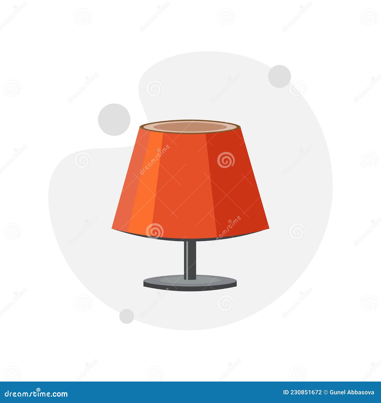 table lamp clipart cartoon