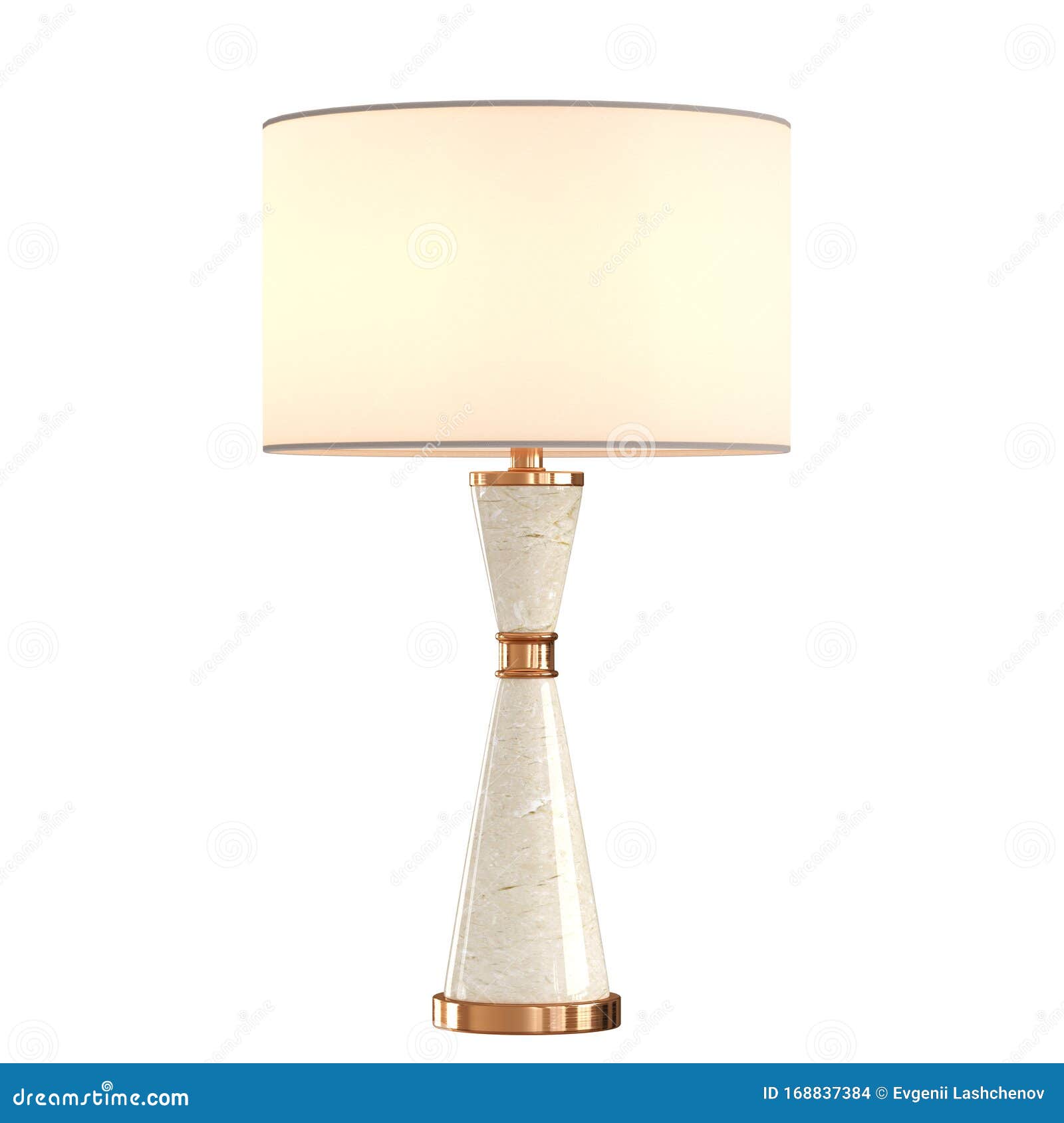 pink and white lamp shade