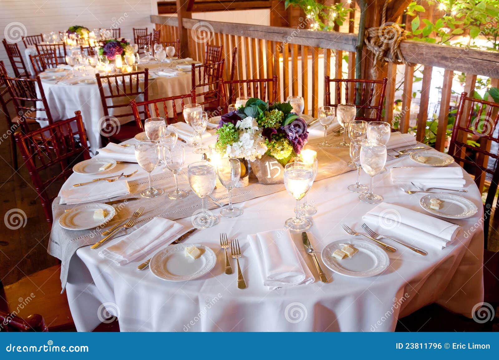 Table Set For Fine Dining Royalty Free Stock Image - Image: 23811796