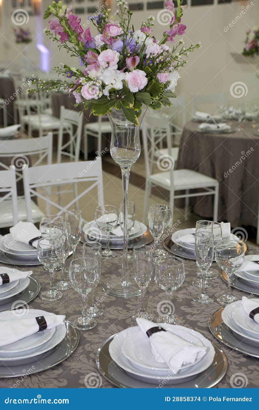 table set for party