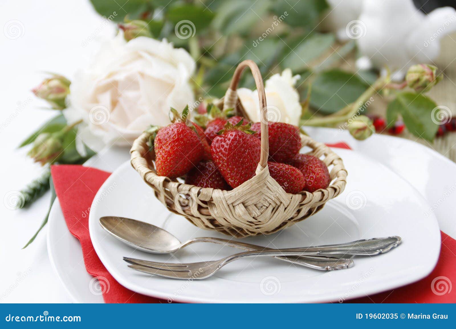 Table setting for dessert stock image. Image of dinner 19602035